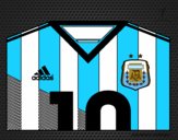 Camiseta del mundial de fútbol 2014 de Argentina