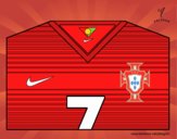 Camiseta del mundial de fútbol 2014 de Portugal