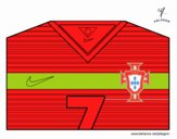 Camiseta del mundial de fútbol 2014 de Portugal