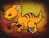 Dinosaurio velociraptor