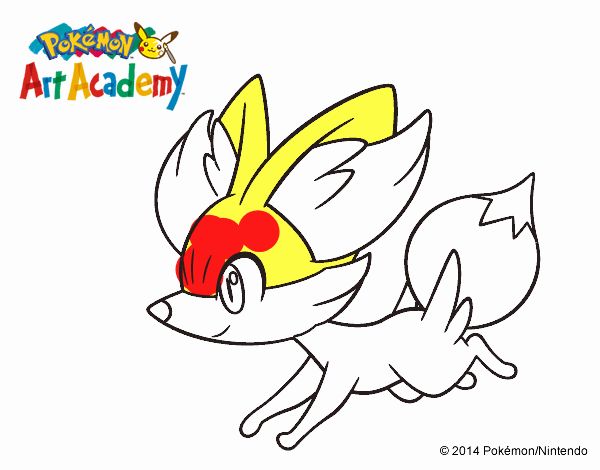 Fennekin corriendo