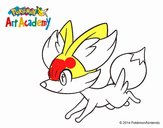 Fennekin corriendo