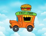 Food truck de hamburguesas