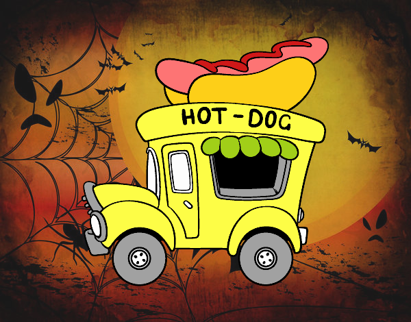 Food truck de perritos calientes