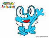 Froakie saludando