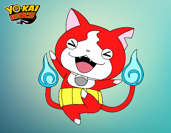 Jibanyan feliz