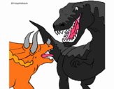 Lucha de dinosaurios