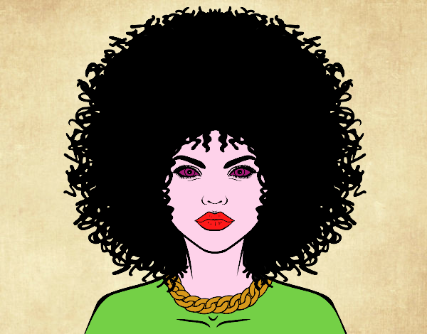 Peinado afro