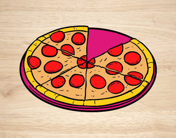 Dibujo Pizza italiana pintado por 1lindapao