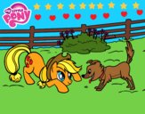 Applejack y Winona