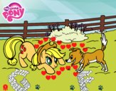 Applejack y Winona