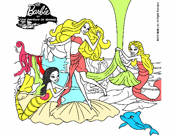 Barbie con sirenas