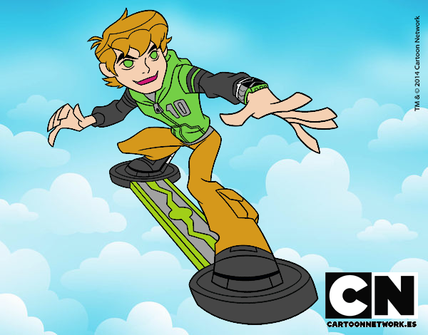 Ben 10 skateboard