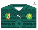 Camiseta del mundial de fútbol 2014 de Camerún