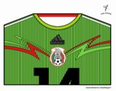 Camiseta del mundial de fútbol 2014 de México