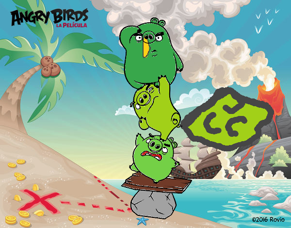 Cerdos verdes de Angry Birds