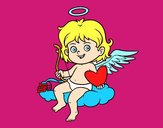 Cupido en una nube