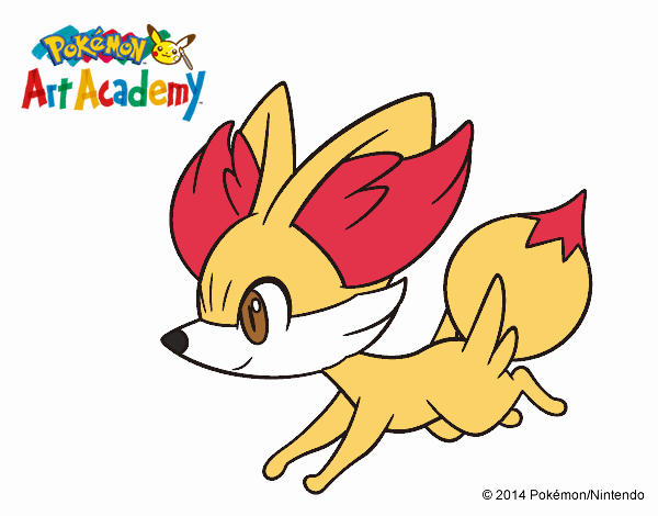 Fennekin corriendo