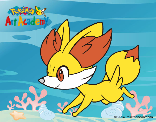 Fennekin corriendo