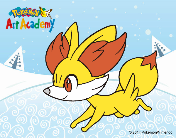 Fennekin corriendo