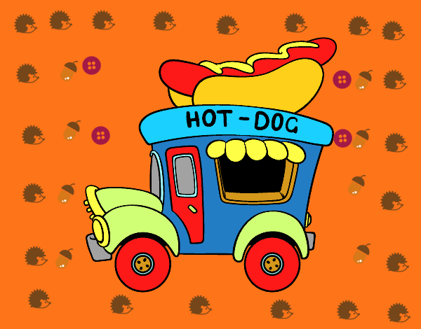 Food truck de perritos calientes