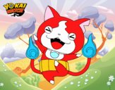 Jibanyan feliz