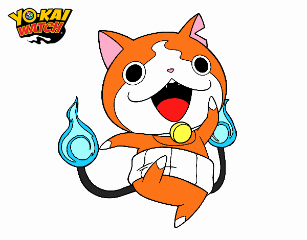 Jibanyan saltando