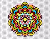 Dibujo Mandala pétalos de flor pintado por JuliBanana