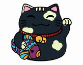 Maneki-neko de la abundancia