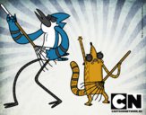 Mordecai y Rigby