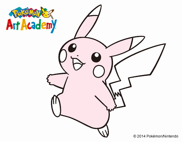 Pikachu en Pokémon Art Academy