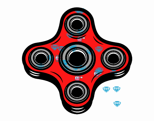 Spinner de 4 puntas