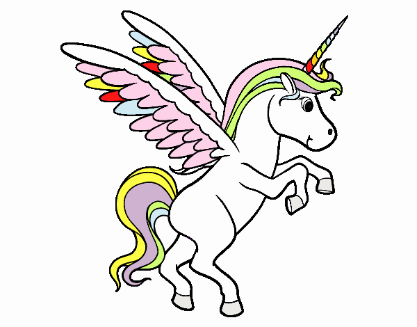 unicornio blanco