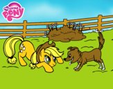 Applejack y Winona