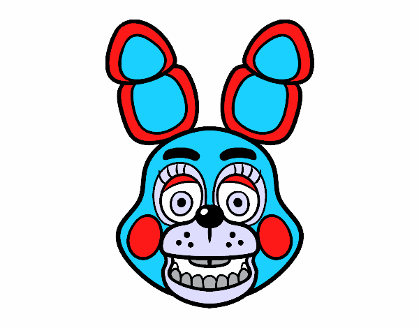 Cara de Toy Bonnie de Five Nights at Freddy's