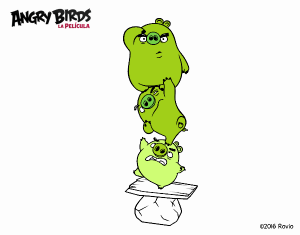 Cerdos verdes de Angry Birds