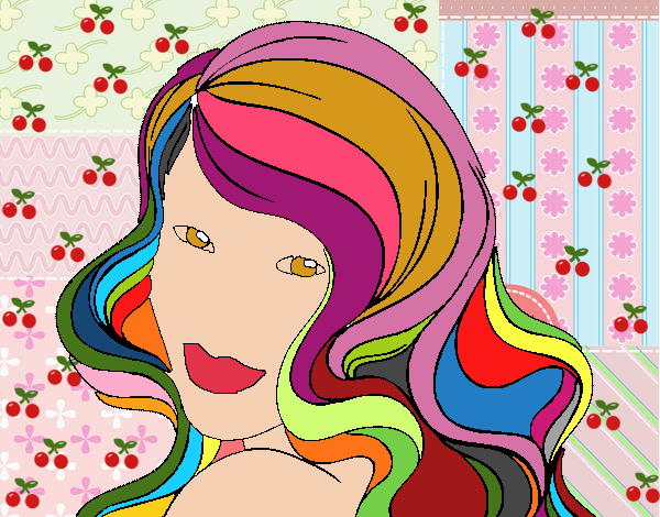 Dibujo Chica joven pintado por roxy797