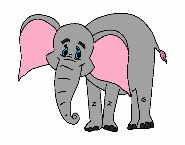 Elefante feliz