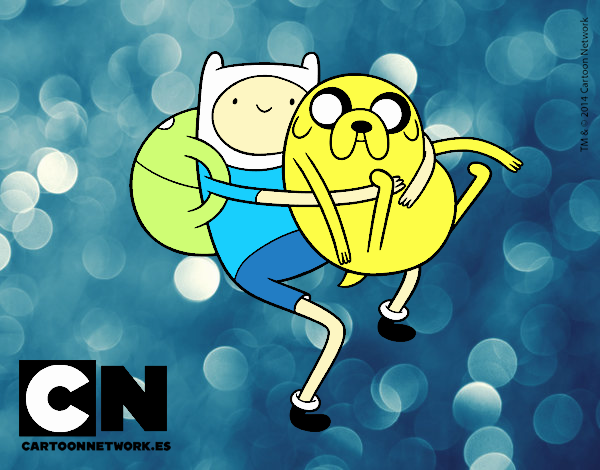 hora de aventura con fin y jake