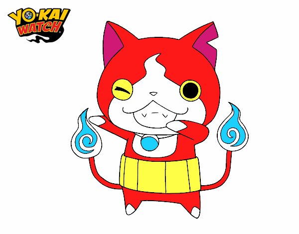 Jibanyan guiñando el ojo