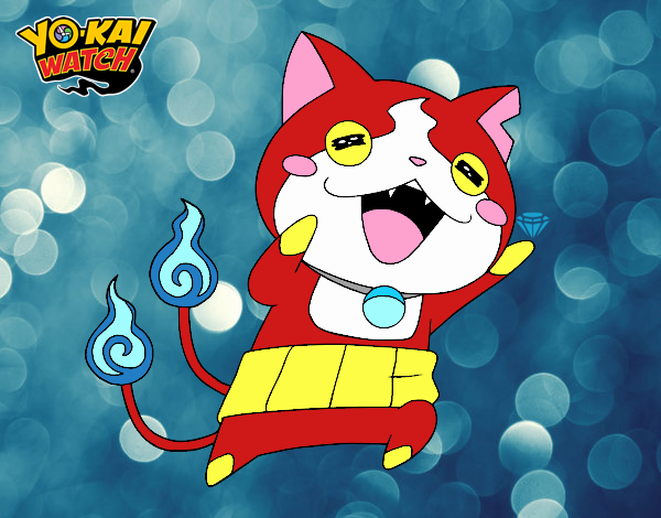 Jibanyan super feliz