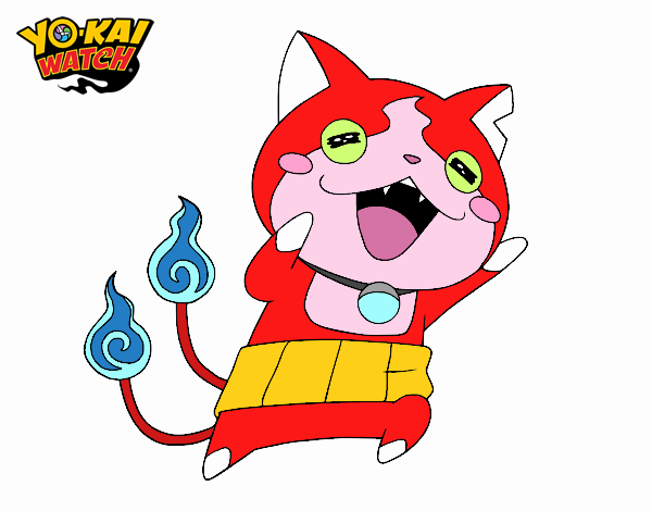 Jibanyan super feliz