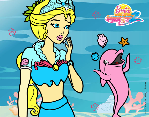 barbie y los peces