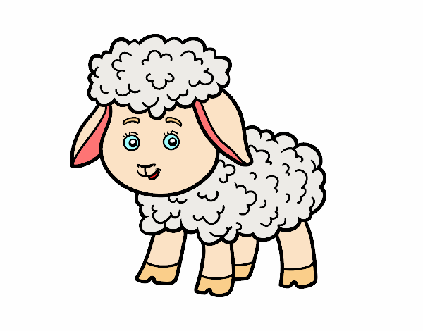 Dibujo Una ovejita pintado por Cesar1730