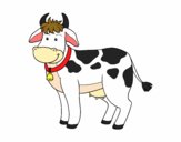 Dibujo Vaca de granja pintado por Cesar1730