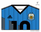 Camiseta del mundial de fútbol 2014 de Argentina