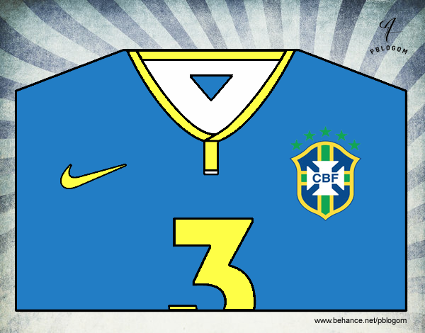 Camiseta del mundial de fútbol 2014 de Brasil