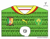 Camiseta del mundial de fútbol 2014 de Camerún