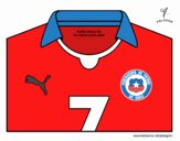 Camiseta del mundial de fútbol 2014 de Chile