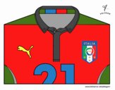 Camiseta del mundial de fútbol 2014 de Italia